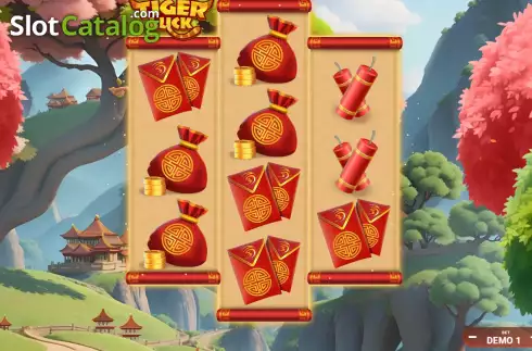 Game screen. Tiger Luck slot
