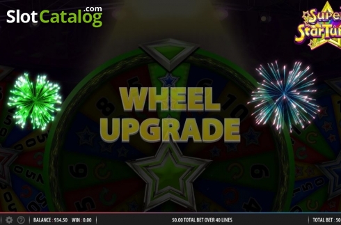 Wheel Upgrade. Super Star Turns slot