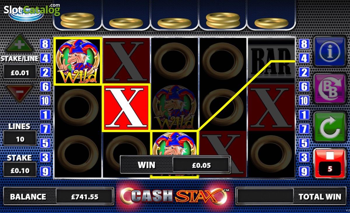 Cash stax slot machine online barcrest logo omania
