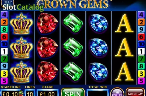 Screen 3. Crown Gems Hi Roller slot