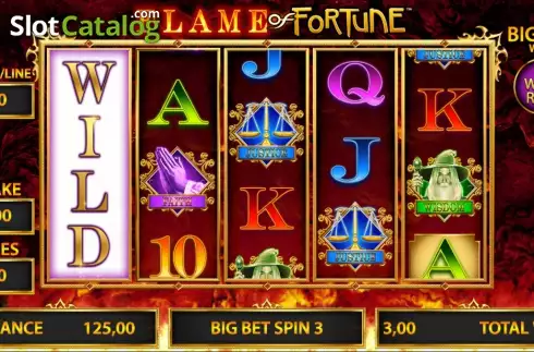 Bildschirm 5. Flame of Fortune slot