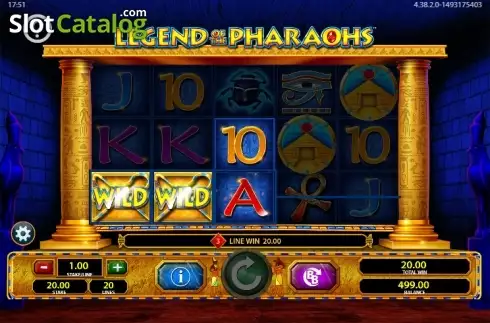 Bildschirm 4. Legend of the Pharaohs slot