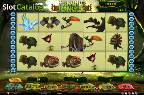 Reel screen. Prehistoric Jungle (Bbin) slot