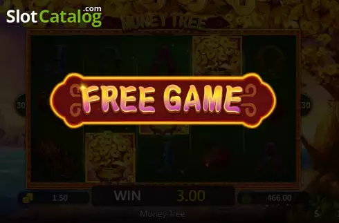 Free Spins screen. Money Tree (Bbin) slot