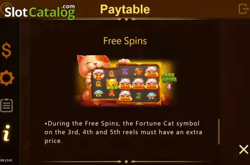 Pantalla9. Fortune Cat (Bbin) Tragamonedas 