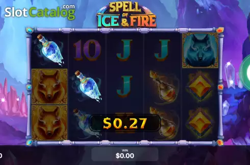 Skärmdump3. Spell of Ice and Fire slot