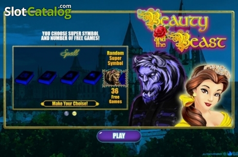 Pantalla3. Beauty and the Beast (Belatra Games) Tragamonedas 