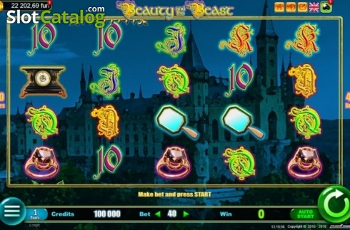 Ecran4. Beauty and the Beast (Belatra Games) slot