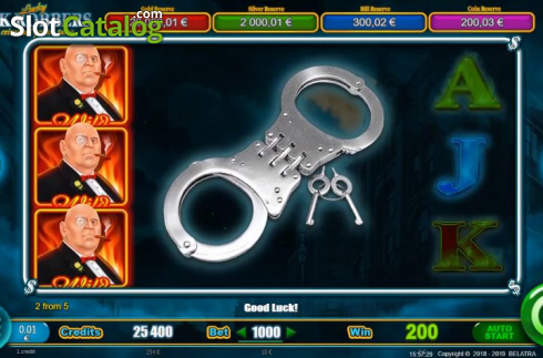 Bildschirm6. Lucky Bank Robbers slot