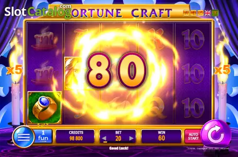 Win screen 2. Fortune Craft slot