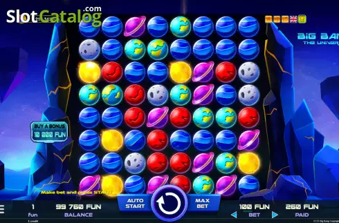 Bildschirm2. Big Bang (Belatra Games) slot