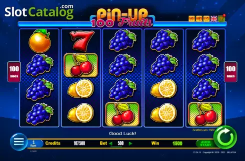 Schermo4. 100 Pin-Up Fruits slot