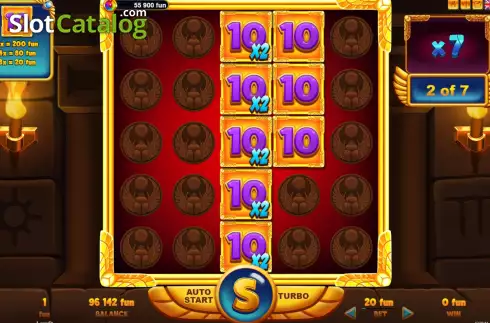 Free Spins screen 2. Cleo's Book slot
