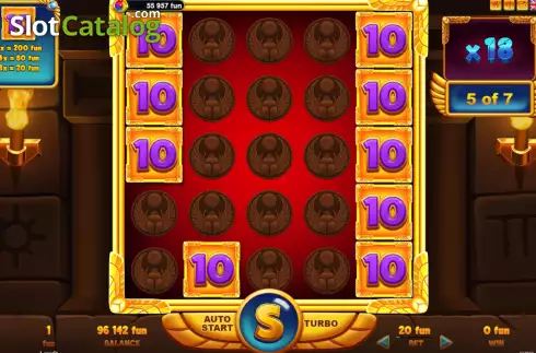 Free Spins screen 3. Cleo's Book slot