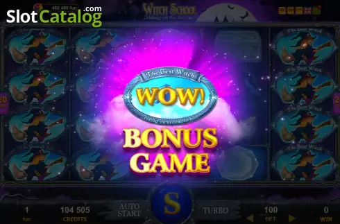 Free Spins Win Screen 2. Witch School slot