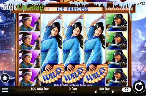 Reels screen. Ice Princess slot
