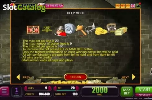 Bildschirm9. Piggy Bank (Belatra Games) slot