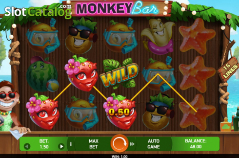 画面4. Monkey Bar カジノスロット