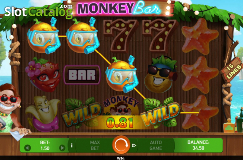 Win Screen 2. Monkey Bar slot