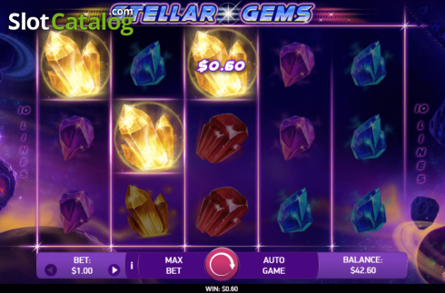 Win Screen 1. Stellar Gems slot
