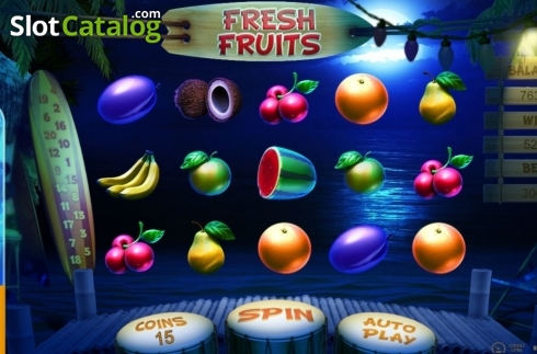 画面3. Fresh Fruits (BetConstruct) カジノスロット