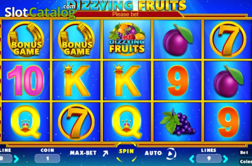 Skärmdump2. Dizzying Fruits slot