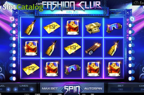 Win screen 2. Fashion Club slot