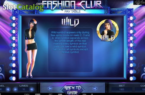 Skärmdump8. Fashion Club slot