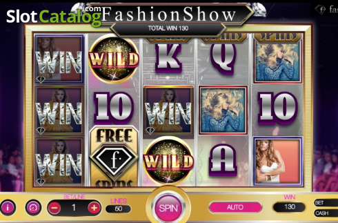Win screen 2. Fashion Show slot