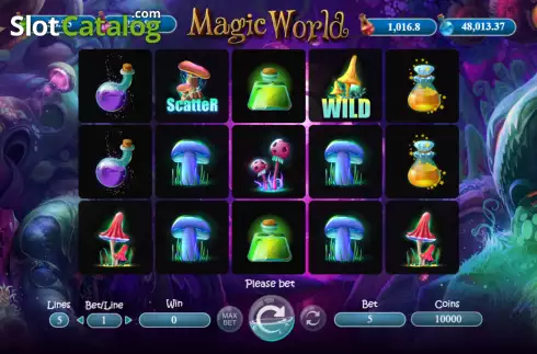 Ekran2. Magic World (BetConstruct) yuvası