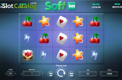 Game Screen. Soft Box slot