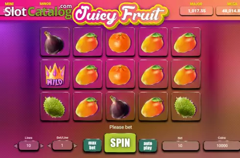 Schermo2. Juicy Fruit slot