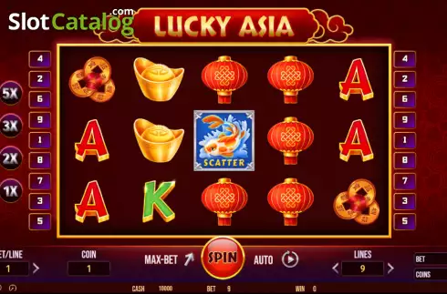 Reels screen. Lucky Asia slot