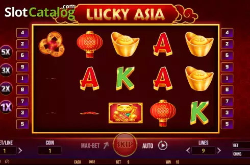 Win screen. Lucky Asia slot