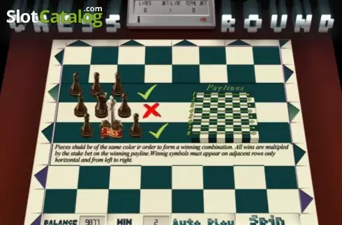 Paytable 2. Chess Round slot