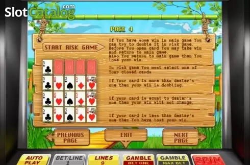 Paytable 4. Crazy Duck slot