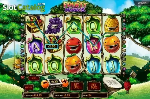 Wild win screen 2. Fruity Maniacs slot