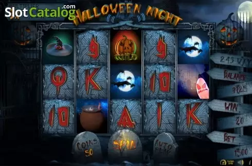 Reels screen. Halloween Night (BetConstruct) slot