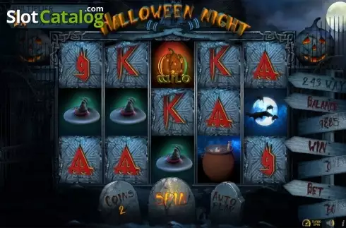 Win screen. Halloween Night (BetConstruct) slot