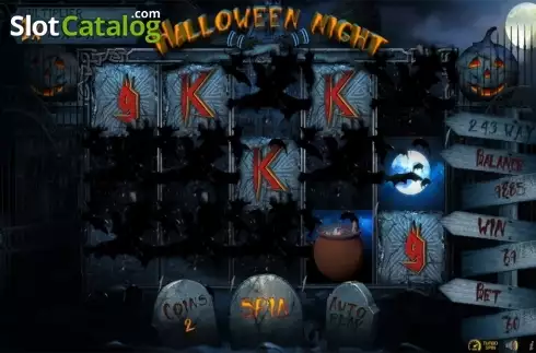 Skärmdump4. Halloween Night (BetConstruct) slot