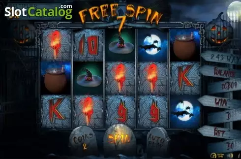 Free spins screen 2. Halloween Night (BetConstruct) slot