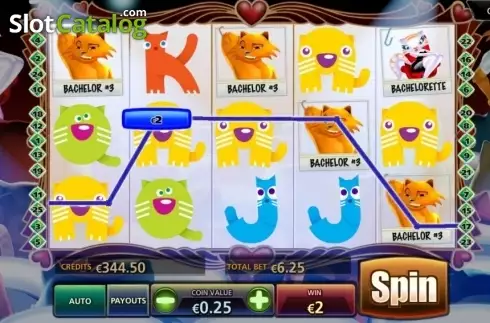 Win Screen 2. The Purrfect Match slot