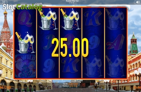 Bildschirm3. Russian New Year slot