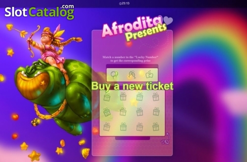 Game Screen. Afrodita Presents slot