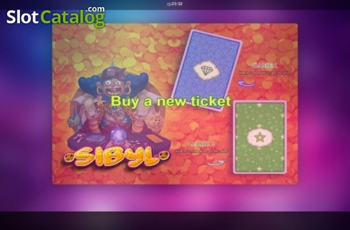 Game Screen. Sibyl slot