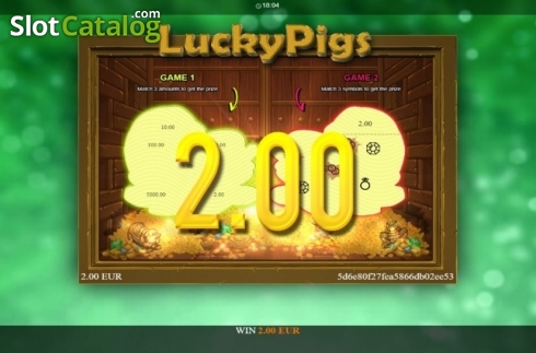 Skärmdump4. Lucky Pigs slot