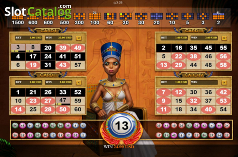 Game Screen 3. Amarna Glory slot
