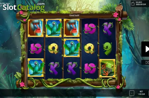 Game Screen. The Wild Jaguar slot