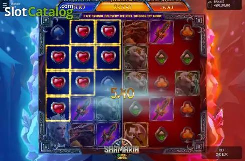 Win screen. Shamaria slot