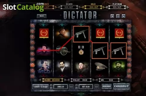 Ecran3. Dictator slot